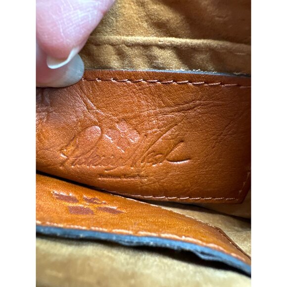 Patricia Nash Leather & Fur Trim Wristlet Zip Pouch - Picture 9 of 11